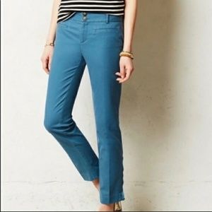 Anthropologie Teal Pants